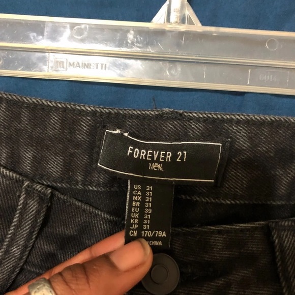 Black Jeans with Camo - Picture 4 of 4